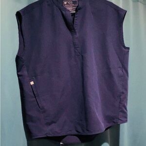 FIGS Navy Blue scrub top